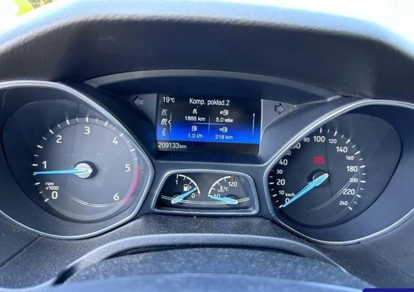 Ford Focus cena 25300 przebieg: 209133, rok produkcji 2015 z Chocianów małe 742